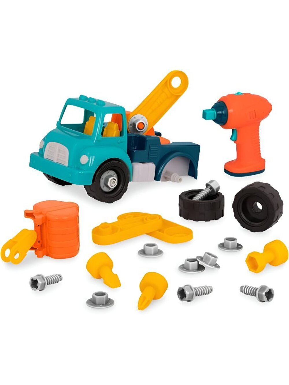 Classic Construction Toy – Pretend Play Tools – Toddler Trucks